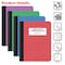 Better Office Products Quad Ruled Comp Book Notebook, 4x4 Graph Ruled Paper, 80 Sheets, 9.75in. x 7.5in. Black Cover, 12PK 25612 - alternate 5